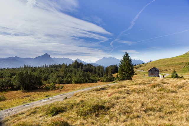 Ruhebank in Amden