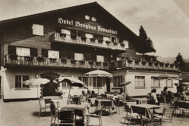 Berghus Arvenbüel in den 1960er Jahren