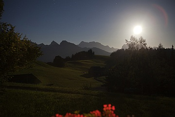 Vollmond im Arvenbüel