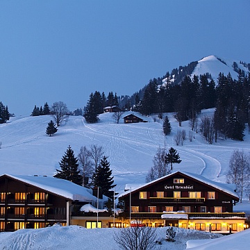 Hotel Restaurant Arvenbüel im Winter