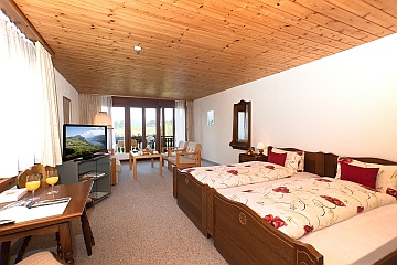 large south-facing room with balcony