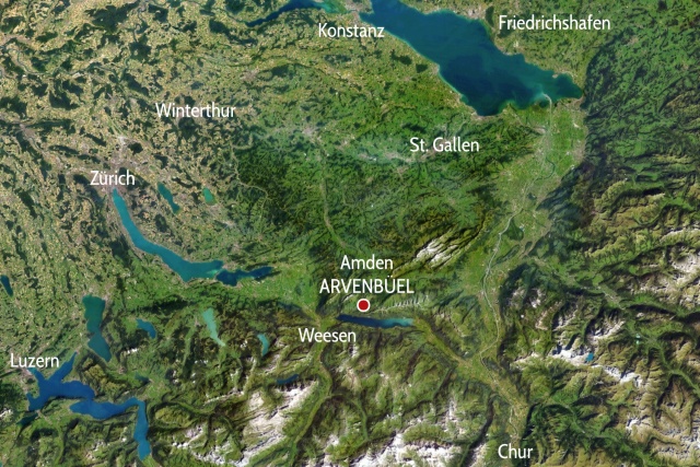 Map Hotel Arvenbüel