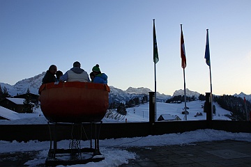 Abendstimmung im Fondue-Pfänndli